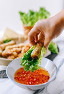 srpring rolls|| Vietnamese food